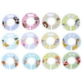 thumbnail image 2 of 12 Pcs Séparateurs de Taille pour Vêtements de Bébé Cintre Rond en Plastique pour Garde-Robe Centre Commercial, 2 of 7