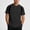 Black, variant on Men's Swim Shirts UPF 50 Sun Protection Rash Guard Quick Dry Summer Workout Gym Causal T-Shirts Big and Tall Size M-5XL Gray