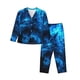 thumbnail image 1 of Balery Wolf Conjunto de Pijama con Estampado para Mujer, Conjunto de Dos Piezas con Manga Larga, Ropa de Dormir Suave con Bolsillos, Pijamas Cómodos-Medium, 1 of 7