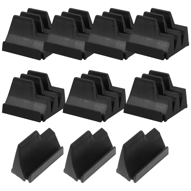 2 juegos de organizadores de llaves de pared para llaves resistentes, soportes para cajones de herramientas, solución de almacenamiento de llaves que ahorra espacio, color negro