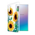 thumbnail image 2 of FINCIBO Soft TPU Clear Case Slim Protective Cover for Samsung Galaxy Note 10 6.3" 2019, Sunflower Portrait, 2 of 3