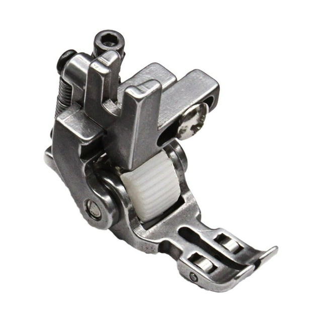 QualitChoice Pied-de-Biche Industriel pour Machine à Coudre, Roue Épaisse pour Jeans, Roue Normale en Cuir