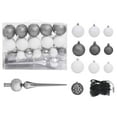 thumbnail image 5 of vidaXL Artificial Pre-lit Christmas Tree with Ball Set Green 120 cm, 5 of 5