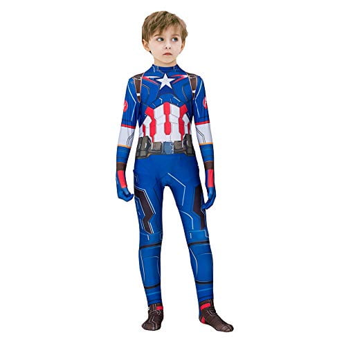 YongEnShang Halloween Boys Superhero Bodysuit Cosplay Costumes for Kids