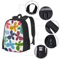 thumbnail image 3 of Sigee Colorful Butterflies for Simple large capacity backpack Travel Laptop Backpack, Business for Travel and Daily Use, 3 of 9