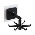 thumbnail image 1 of maskred 360 Degrees Rotating Hook Punch-Free Kitchenware Storage Rack Clothes Ties Hanging Organizer Holder Bathroom Kitchen Utensils black 1Set, 1 of 6
