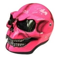thumbnail image 1 of CANKER Halloween Motorcycle Helmet Skull Mask Skull Skeleton Visor with Adjustable Belt, 1 of 18