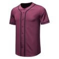 thumbnail image 1 of BOBOGOJP T-Shirts Surdimensionnés pour Hommes Coupe Classique Manches Courtes Col Rond T-Shirt (Rouge,TTG), 1 of 5