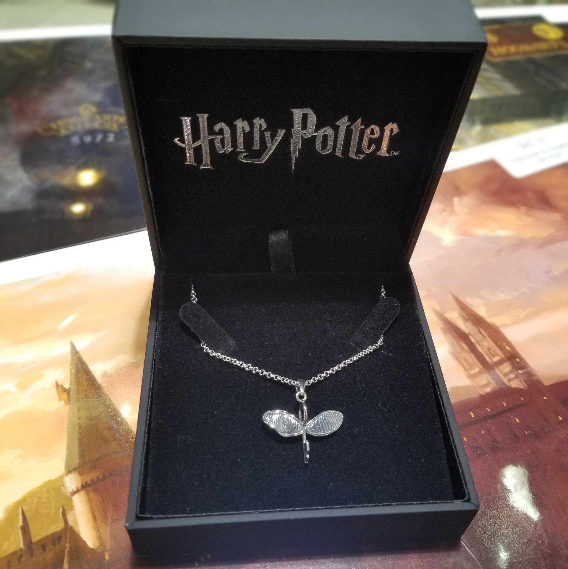 Harry Potter Flying Key with a Broken Wing Necklace Sterling