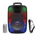 thumbnail image 1 of Bocina inalambrica  karaoke de 12 Pulgadas 30w Color Negro Con Micrófono Incluido., 1 of 9