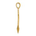 thumbnail image 2 of 14k Yellow Gold Polished Arrow Pendant, 2 of 4