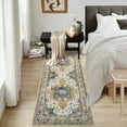 thumbnail image 2 of ZACOO 2x6 Hallway Runner Rug Washable Rug Soft Non-Slip Low-Pile Rugs for Entryway Boho Area Rug, Yellow, 2 of 7