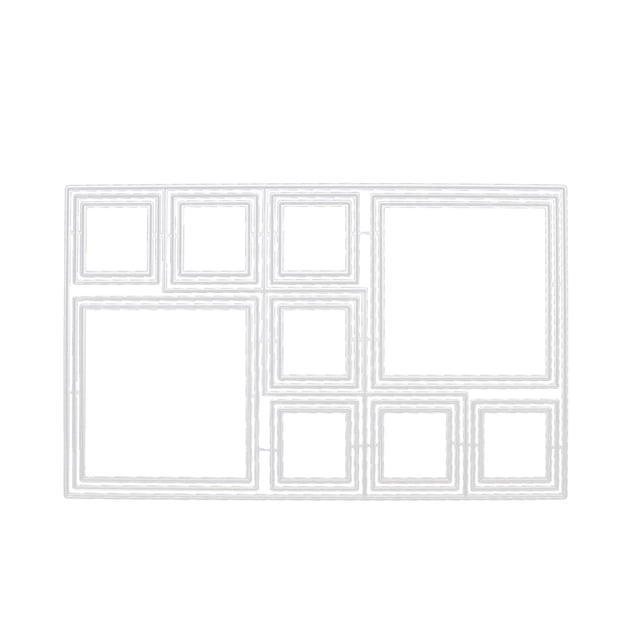 Caja con ranuras para tarjetas Papel plegable Arte Cuchillo Molde Troquel Relieve Manualidades y fabricación de tarjetas Plantilla de troquelado de acero al carbono para suministros de álbu Wmkox8yii FHAKJF753