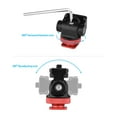 thumbnail image 4 of Andoer 360° Rotatable Camera Monitor Cold Shoe Mount Adapter Head with 1/4-inch Interface Allen Wrench for Monitor LED Light Microphone Expansion Mounting, 4 of 7