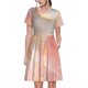thumbnail image 1 of Disketp Abstract Marble Texture para Vestido de Manga Corta para Mujeres, Vestidos de Verano para Mujeres, Casual y Holgado para la Playa, 1 of 6