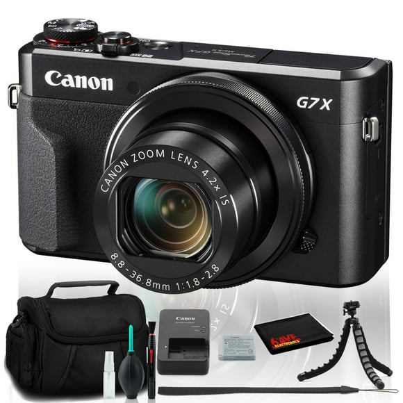 Canon PowerShot G7 X Mark II Digital Camera (Intl Model) with Case and Tripod(International Model)