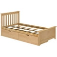 thumbnail image 4 of BEDSMART Solid Wood Twin Size Bed With Storage | Natural, 4 of 7
