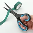 thumbnail image 7 of LIVINGO Office Scissors, Titanium Non-Stick, All Purpose, 8", Black & Blue, 2 Count, 2 Pack, 7 of 7