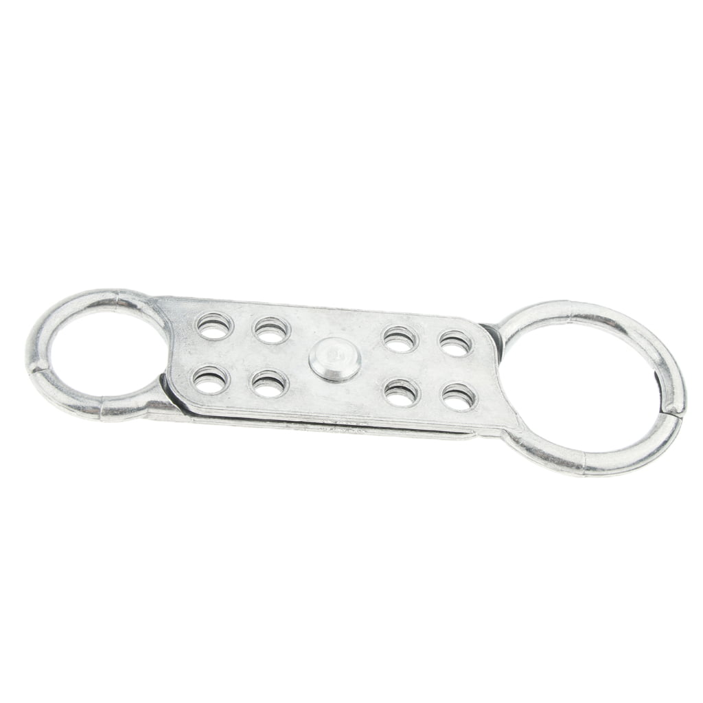 Silver Dual-End 8 Lock Lockout Hasp 