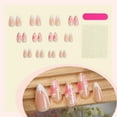 thumbnail image 2 of ROZYARD Glossy Almond Press On Nail with Colorful Floral Designs 24pcs for Women, 2 of 6