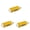Gold*3, variant on 4-in-1 SD TF MS Memory Card Reader, USB 2.0 Portable Adapter for Phone, PC, Car, Camera, Wide Compatibility, Ready to Use, 3 Card Readers, by Preplabs