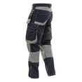 thumbnail image 2 of Skylinewears Men's Heavy Duty Cordura Carpenter Safety Work Trousers - Knee Reinforced, Holster & Cargo Pockets Pants Navy W36-L32, 2 of 6