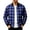 ZA-Blue-xcmzpl mens fall jacket, variant on Men's Lightweight Jacket Zip up Gingham Bomber Jacket Casual Plaid Golf Business Fall Track Coat with Pocket S-2XL