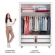 thumbnail image 4 of Ropero Closet Madesa Dallas Plus 2 Puertas Corredizas con Espejo 4 Cajones con Pies BB, 4 of 5