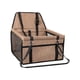 thumbnail image 5 of Asiento de coche para perros, cama, cómodo asiento de seguridad para perros, suministros para mascotas, perros pequeños, cachorros Café, 5 of 9