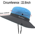 thumbnail image 6 of 1 & 2 PCS Sun Hat for Women Men 3” Wide Brim UPF 50+ Fishing & Bucket Beach Hats, 6 of 10