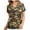 Khaki, variant on Up to 60% off Gifts Dianli Shirts for Women Short Sleeve V-Neck Camouflage Summer Basic Tops Lightweight Pocket Nurse's Blouse Working Uniform Tunic Dark Gray M for Indoor/Outdoor
