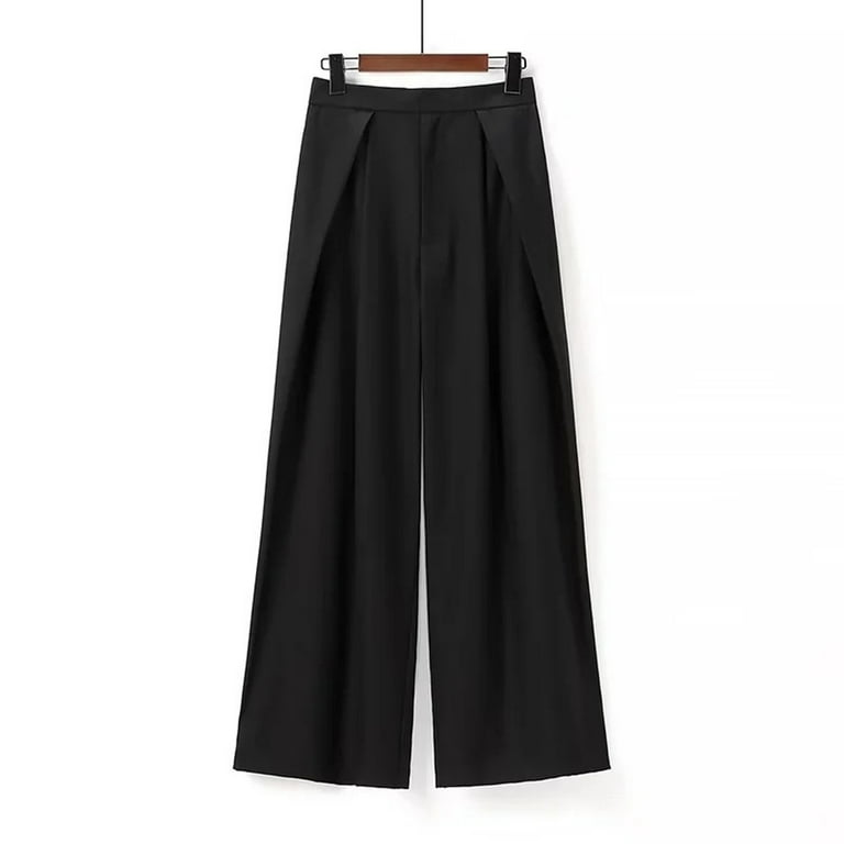 Savings High Waist Suit Pants for Women Wide Leg Trendy