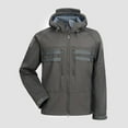 thumbnail image 6 of Mrmaere Men's Hooded Jacket Pocket Functional Fabric Outerwear for Outdoor & Operational Gray XXXL, 6 of 7
