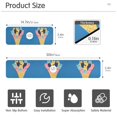 thumbnail image 3 of Yayeee Faucet Mat for Kitchen Sink 30" Diatomite Long Splash Guard Pad, Colorful Ice Cream Cat, 3 of 7