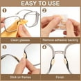 thumbnail image 5 of Uxcell 5 Pairs Glasses Nose Pads Foam Eyeglass Nose Pads D-shaped, 1.5mm, Skin Color, 5 of 6