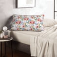 thumbnail image 6 of Goofa Rose Flowers Pattern Pillow Case – Plush & Soft Cushion Cover, Hypoallergenic Throw Pillow Case for Comfortable Sleep with Envelope Closure-14"x20", 6 of 6