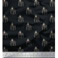 thumbnail image 1 of Soimoi Crepe Silk Fabric Gorilla Animal Print Fabric by Yard 42 Inch Wide, 1 of 1