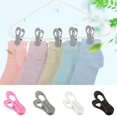 thumbnail image 2 of Eqslft 5PCS Round Head PP Clothes Clip, Designed for Round Tube Hanger,for Windproof Fixed Drying Clothes, 2 of 4