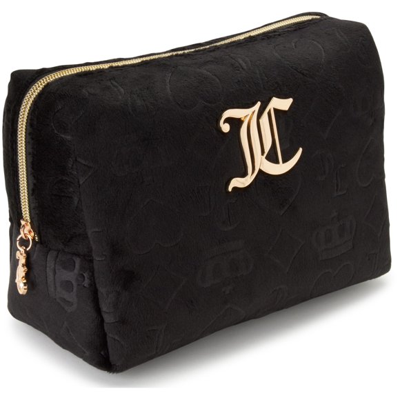 Bolsa cosmética Juicy Couture negra 24x13x15 cm Velour
