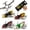#C-1.9in, variant on 4-Pack Bionic Wasp Topwater Lure That Strikes Top Water Lures Fishing Bass Saltwater Salt Bait Catfish Trout Pike Fish Popper Baits for Bird Giant ABS Carbon Three Book Hook