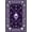 Purple Silver White, Pattern 2, variant on ODIKA 2'x3' Washable Doormat Non-Slip, Low Pile Ghost Gothic Horror Skull Movie Goth Vintage Halloween for Entryway, Kitchen, Laundry Room