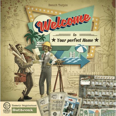 Deep Water Games Welcome To... Your Perfect Home Zombie Outbreak Thematic Neighborhood Expansion Board Game (Best Water Games In Hyderabad)
