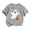 R236-Grey, variant on RMGVDSD Halloween Pumpkin Shirts Boys Short Sleeve T Shirts Casual Fashion Tee Shirt - Kids Tops T-Shirt Comfortable Wear 4-5 Years