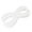White, variant on Face Pillow Side Sleep Double C Hollow Memory Foam Removable Cover Contour Pillow for Side Sleepers Blue (20.9 x 10.2 x 2.4 inches / 53 x 26 x 6 cm)
