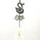 thumbnail image 3 of Colgante de cisne de cristal para espejo retrovisor de coche, adorno colgante para decoración interior de coche, accesorios para coche, decoración del hogar (blanco), 3 of 4