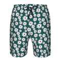 thumbnail image 4 of Kdxio Daisies Flowers Pattern Mens Casual Shorts - Drawstring Summer Beach Sports Shorts for Men, 4 of 9