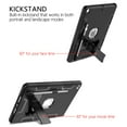 thumbnail image 6 of For iPad 7th Generation 2019 10.2 inch / A2200 / A2198 / A2197 Shockproof Duty Hard Kickstand Case Cover Black/Black, 6 of 7