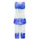thumbnail image 3 of Conjunto de Verano para las Mujeres Impreso Casual sin Mangas Plisado Superior Y Pantalones Recortados, Cuello Redondo Conjunto de Dos Piezas, 3 of 8