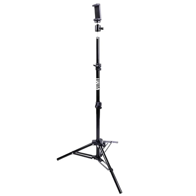 Tripie Metálico Grande Vimi 110 Cm Con Soporte Para Celular
