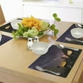 thumbnail image 4 of Ambesonne Antique Place Mats Set of 4, Roman Ruins at Night, Standard Size, Indigo, 4 of 6